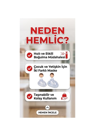 Hemlic Acil Durum Müdahale İcin Aparat 2 Başlıklı