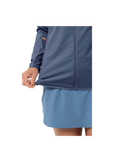 Jack Wolfskin 1307871 Prelight Jkt W Mavi Kadın Ceket Mavi