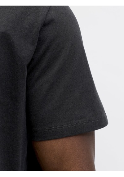 Jack & Jones Jack Jones Baskılı Büyük Beden Tişört 12295982 Siyah
