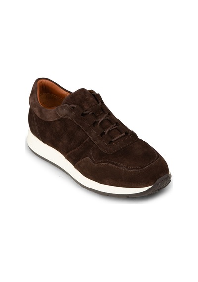 Deery Erkek Hakiki Süet Kahverengi Sneaker Ayakkabı - E8210zkhve01 Kahverengi