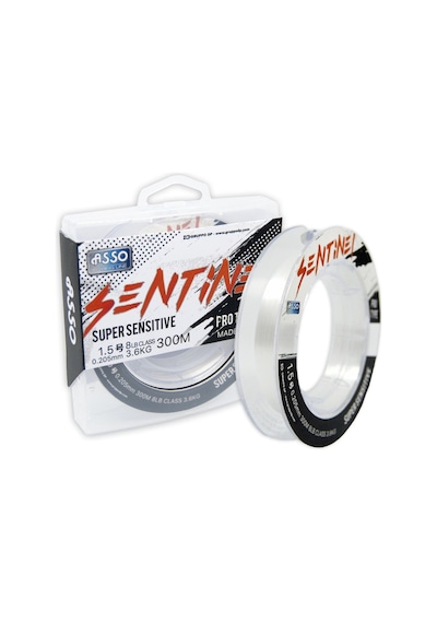 Asso Sentinel Süper Sensitive Japan Fc Coated Line 300mt Beyaz0.33 Mm