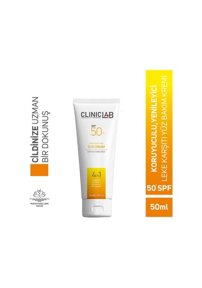 Cliniclab Besleyici ve Nemlendirici Güneş Kremi SPF50+ 50 ML