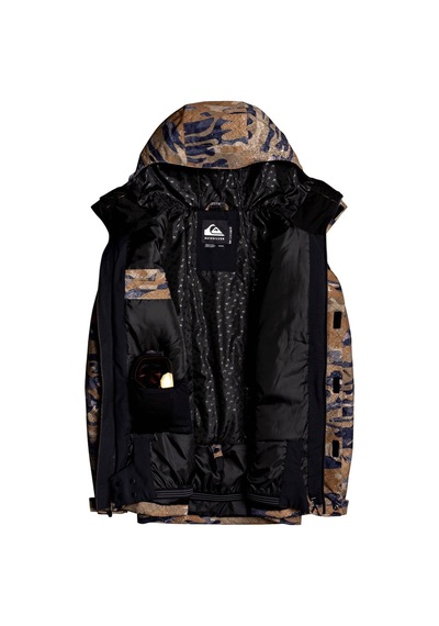 Quiksilver Mission Print Jk Snowboard Kaban Eqytj03267-Cqw1-Kahverengi-Xs