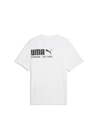 Puma Sport Graphic Tee 692169-02 Tişört Erkek T-shirt Beyaz