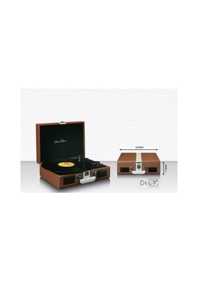 Şarjlı Bluetoothlu Pikap İle Retro Tasarımlı Müzik Keyfi