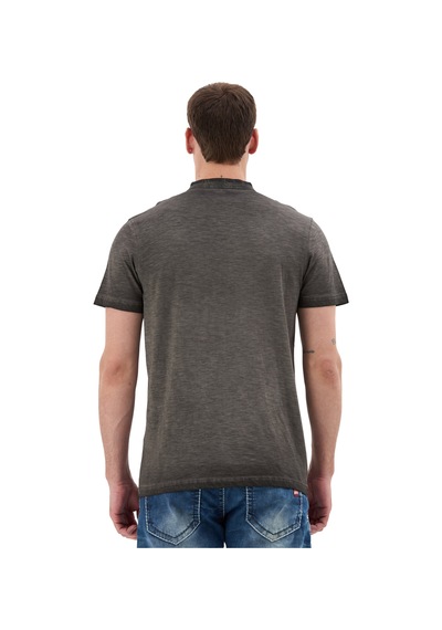 Cipo & Baxx Hakim Yaka Düğmeli Basic Erkek T-shirt Ct835 Ant