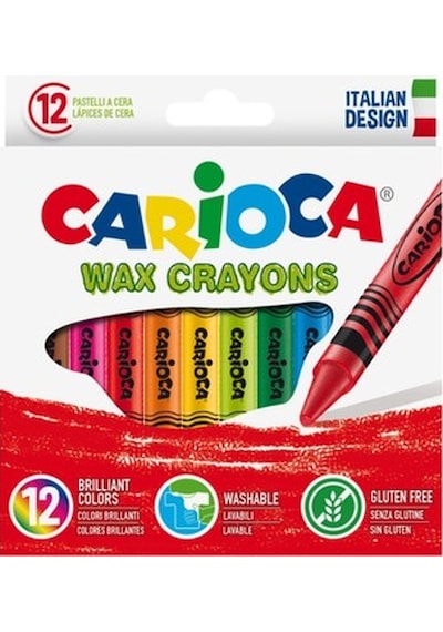 Carioca Wax Pastel Boya 12'li