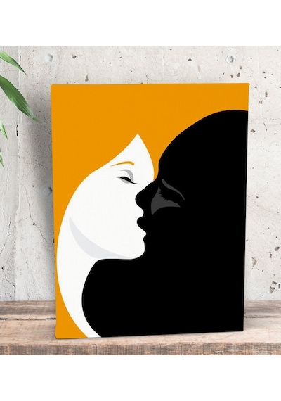 Bk Gift Yatak Odası Konseptli Dekoratif Mini Kanvas Tablo 15X20C (551116676)