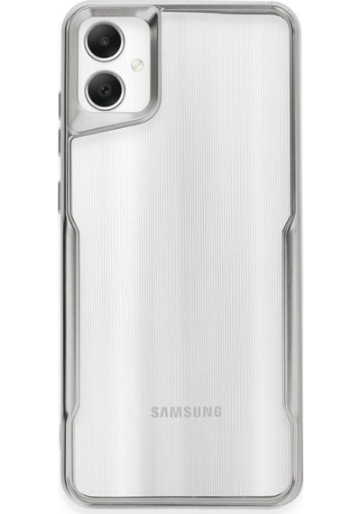 Samsung Galaxy Uyumlu   A05 Kılıf Boyi Silikon Kapak - Gümüş