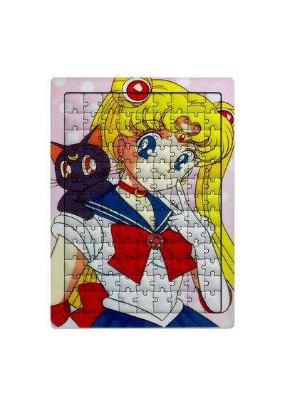 Ghostbastır Design Ay Savaşçısı 99 Parça Ayaklı Puzzle Dekoratif Çocuk Yapbozu 065
