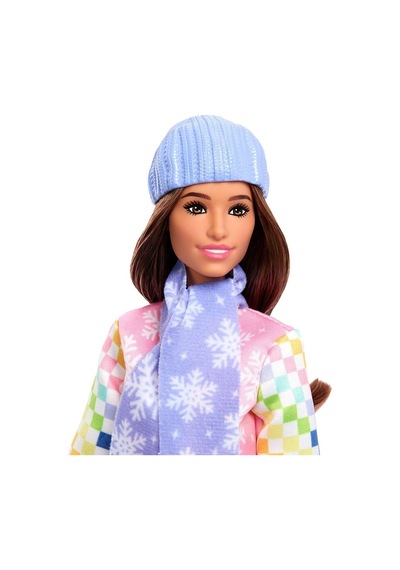 Jkf78 Barbie Snowboard Sporcusu Oyun Seti