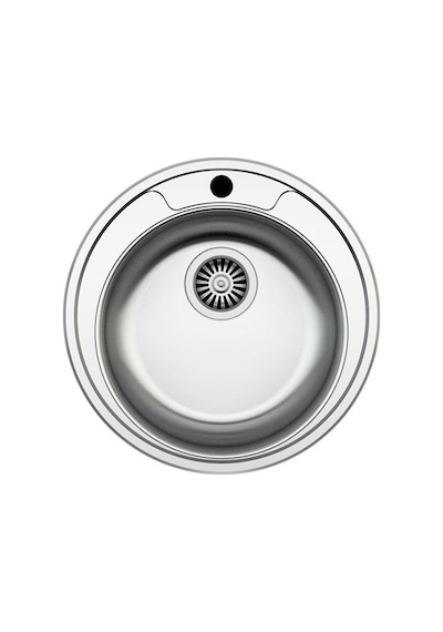 Bloom BLx -01 Krom Eviye Yuvarlak Çelik Eviye