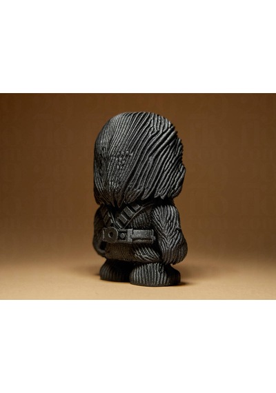 Bronz Efektli Mini Chewbacca Figürü - Dekoratif Star Wars Objesi