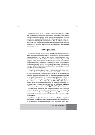 Uygulamalı Davranış Analizi- Eğiten Kitap