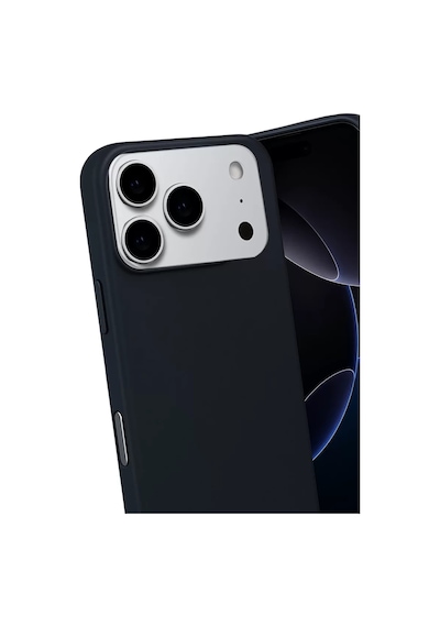 Newface Apple İphone 17 Pro Max Nano İçi Kadife Silikon - Siyah
