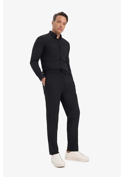 Defacto Jogger Fit Düz Paça Her Yöne Esneyen Pantolon A9943ax25aubk27 Siyah