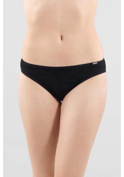 Blackspade 1345 Bayan Comfort Dantelli Siyah Slip Külot