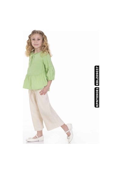 XO Kids Kız Pantolon 5-9 Yaş 798 Kpnt09081 Ekru 001