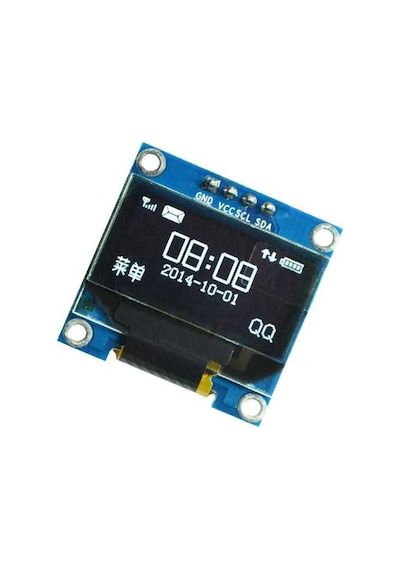 0.96 Inch Beyaz Oled Lcd Modül 128x64 Pixel Iıc I2c Seri 0.96 Ekran