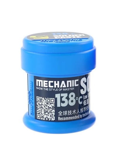Mechanic Dw50 Krem Lehim Solder Paste Smd Bga Repair 138 C 50gr