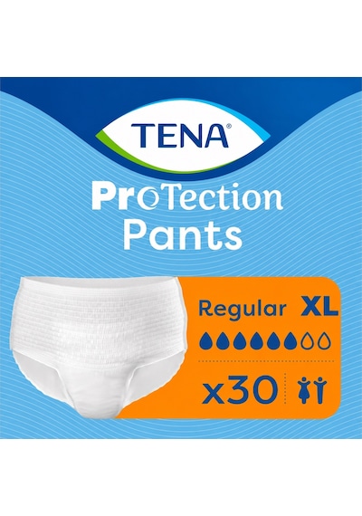 Tena Protection Pants Regular Emici Külot Yetişkin Bezi Xl 360adt Tek Ebat