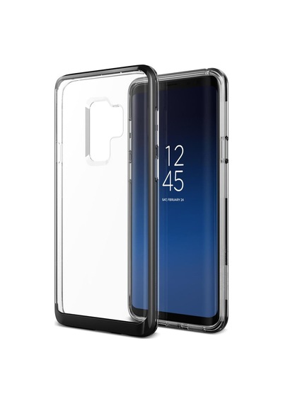 Vrs Design Galaxy S9 Plus İle Uyumlu Crystal Bumper Kılıf Metallic Black Siyah