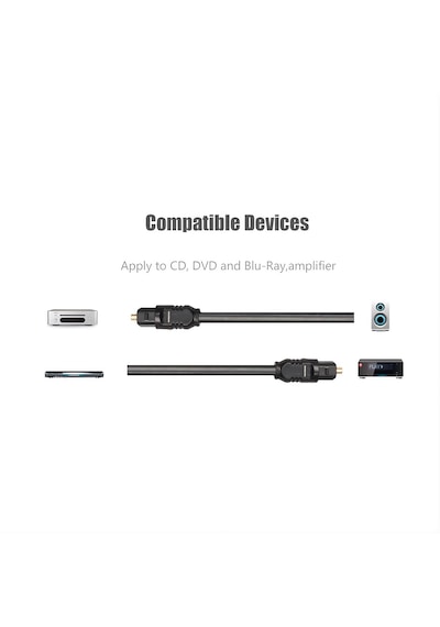 Daytona Zr146 Fiber Optik Ses Kablosu - 2 M