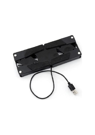 2 Fanlı Notebook Soğutucu Portatif Katlanabilir Laptop Soğutucu Fan Usbli Stand Bilgisayar Fanı Çok Renkli
