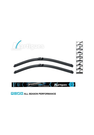 Silecek Süpürgesi 525/475 Mm Aerotwın Mazda Iıı-vw Golf Iv/bora/polo