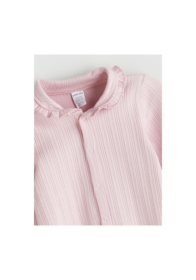 Alıta Cıty Farkıyla Lcw Baby Pembe Bebe Yaka Kız Bebek Tulum - 940159397