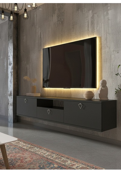 Resital Tv Ünitesi S1834-4 Antrasit Antrasit