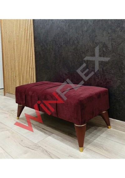 Winflex Çok Amaçlı Dekoratif Puf 38 X 100cm Mürdüm Renk