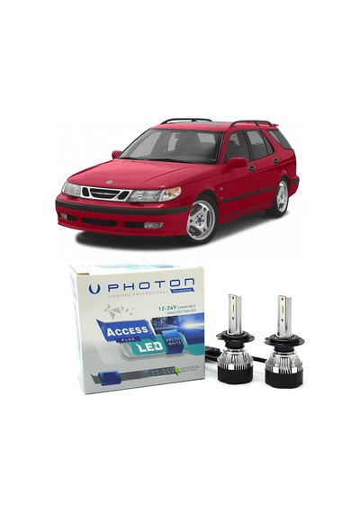 Saab 9-5 Led Xenon Uzun Far Ampulü H7 Access Yeni Seri Beyaz 2001+