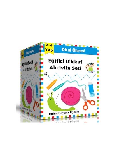 Okul Öncesi Eğitici Dikkat Aktivite Seti 2-4 Yaş İçin