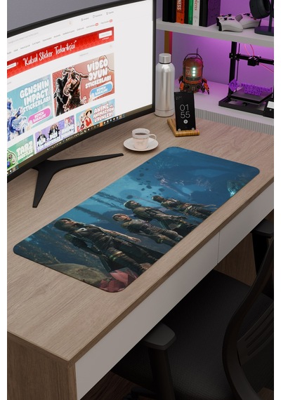 Expedition 33 Kaymaz Dikişli Kauçuk Oyuncu Mousepad V4 - 70x30 Xl Gaming Mouse Pad Fare Altlığı