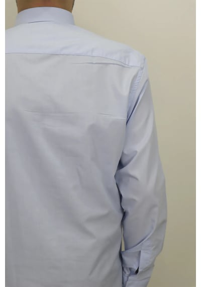 Cliente Dmctekstil Erkek Siyah Düz Klasik Kesim Rahat Kalıp Tek Cepli Uzun Kollu Yazlık Gömlek Mavi Cliente Dmctekstil Erkek Siyah Düz Klasik Kesim Rahat Kalıp Tek Cepli Uzun Kollu Yazlık Gömlek Mavi
