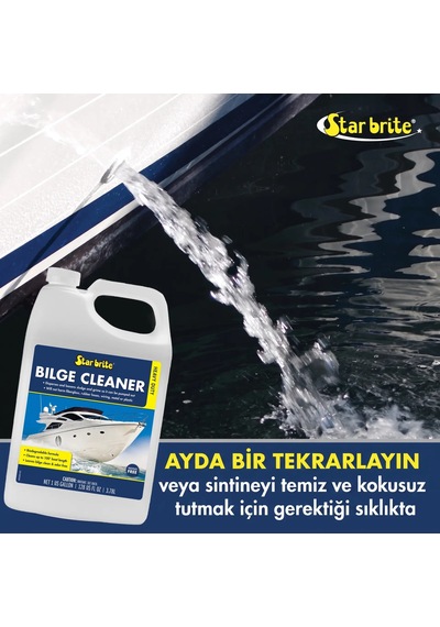 Starbrite - Sintine Temizleyici Ağır Hizmet Tipi 3.79 Lt : Büyük Boyutlu Tekneler İçin Ticari Güçte Yağ Ve Tortu Çözücü