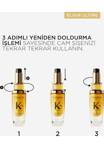 Elixir Ultime Saç Bakım Yağı Refill 75 Ml
