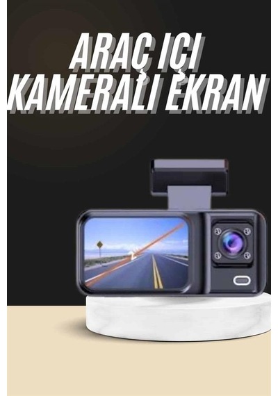 1080p Sürüş Kaydedici 2 İnç Ips Ekran Ön İç Arka Dvr