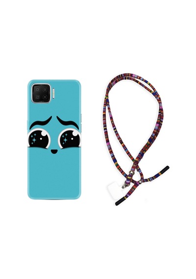 Oppo A73 Kılıf Rasta Boyun Askılı Üzgün 1853