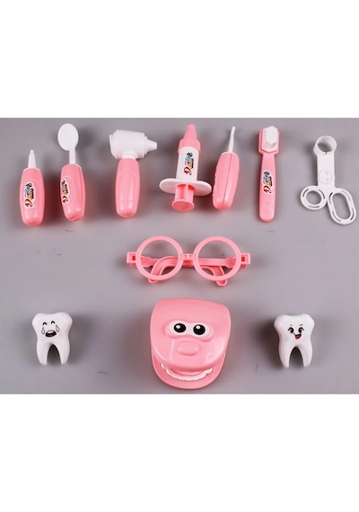 Heroes Toys Küçük Çantalı Kız Dişçi Seti Ern-813
