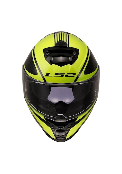 Ls2 Storm 2 Dodger Kapalı Motosiklet Kaskı-63359- Siyah - Sarı