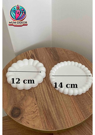2 Li Dekoratif Bubble Organizatör Takı Tabağı & Sunumluk & Altlık
