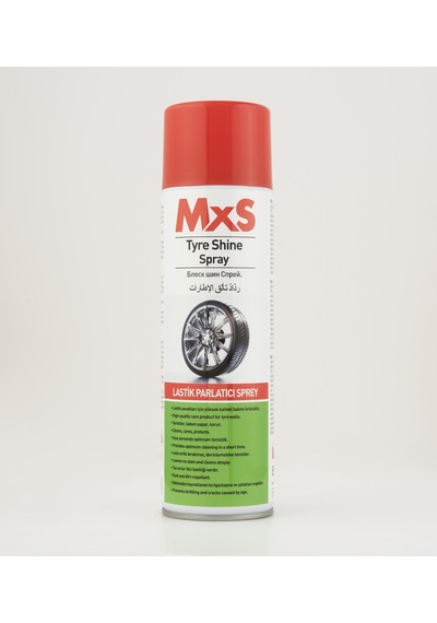 Mxs Lastik Parlatıcı Sprey 500 Ml - Solvent Bazlı Tyre Shine Spray