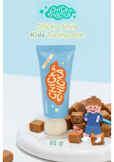 Kundal Chicka Smile Kids Toothpaste Caramel