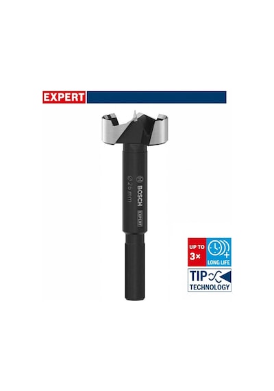 Bosch Expert 26 Mm Sert Ahşap Menteşe Yeri Açma Ucu 2608901831