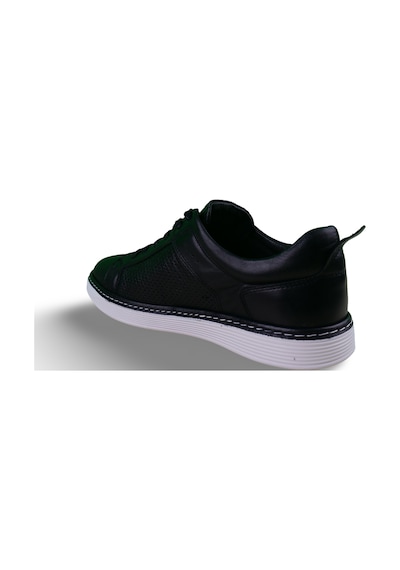 Erkek Hakiki Deri Sneaker Siyah