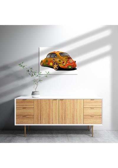 Cakasepetim Hippi Tosbağa Ahşap Mdf Tablo