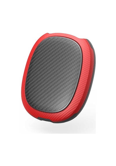 Apple Uyumlu AirPods Max Wiwu Armor Carbon Koruyucu Kılıf ZORE-219109 Kırmızı
