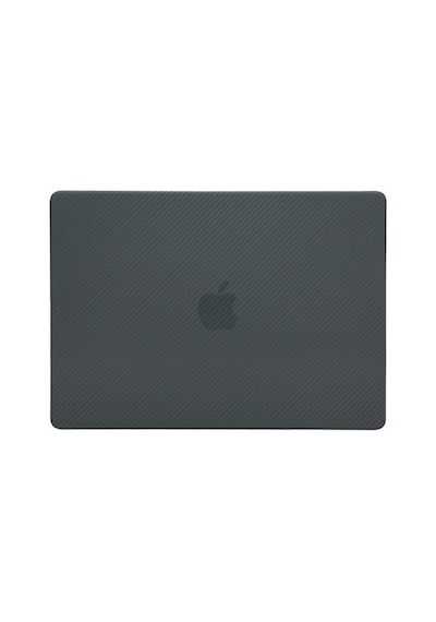 Arabulalaca Apple Uyumlu MacBook Air 13 A1932 Koruma Karbon Desenli Kılıf Siyah